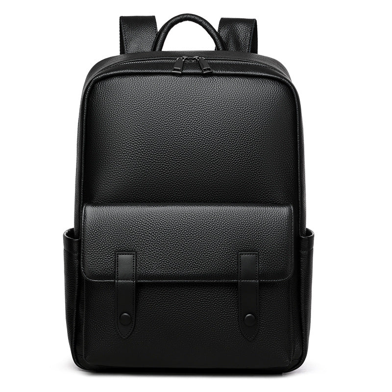 Mochila de Cuero para Hombre de Gran Capacidad – Estilo Elegante y Multifuncional