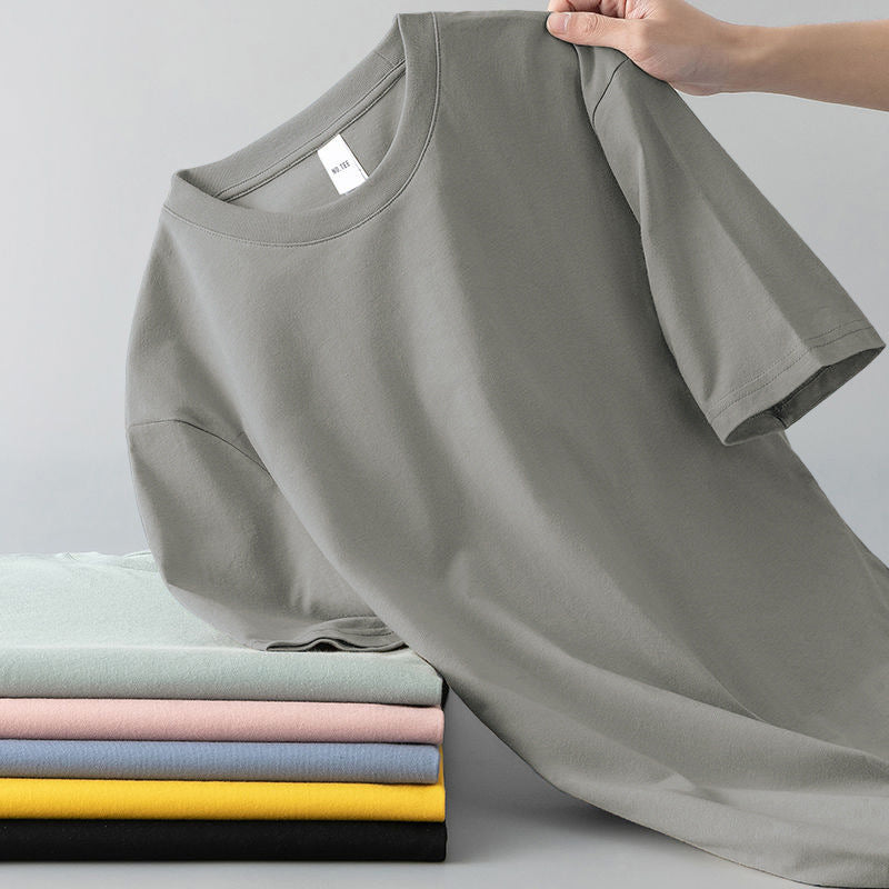 Camiseta de Verano para Hombre Manga Corta – Estilo Casual Holgado y Versátil