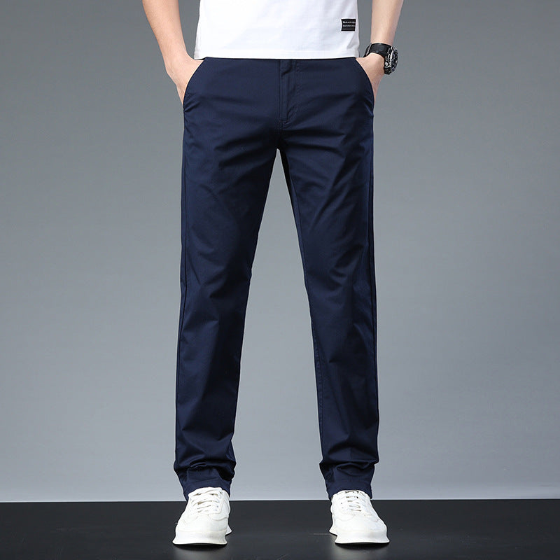 Pantalón Casual de Algodón para Hombre Color Gris – Estilo Elegante y Cómodo