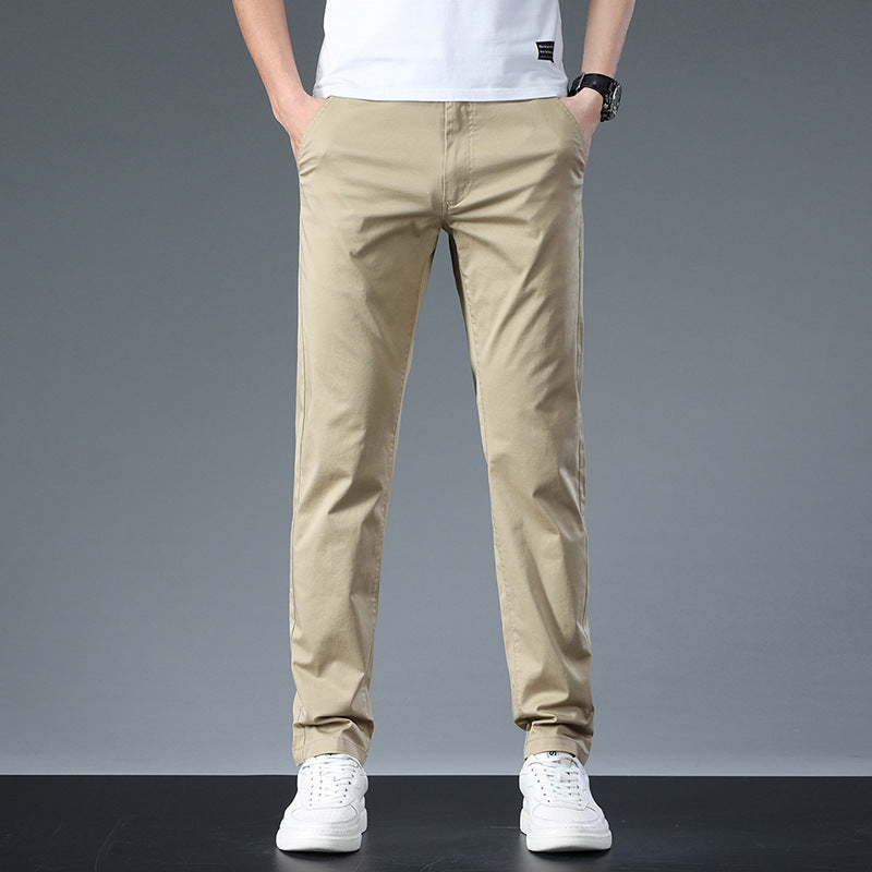 Pantalón Casual de Algodón para Hombre Color Gris – Estilo Elegante y Cómodo