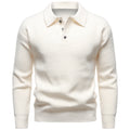 Suéter Polo de Estilo Británico para Hombre – Elegante y Casual