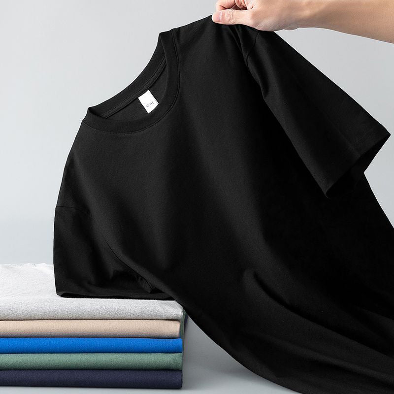 Camiseta de Verano para Hombre Manga Corta – Estilo Casual Holgado y Versátil