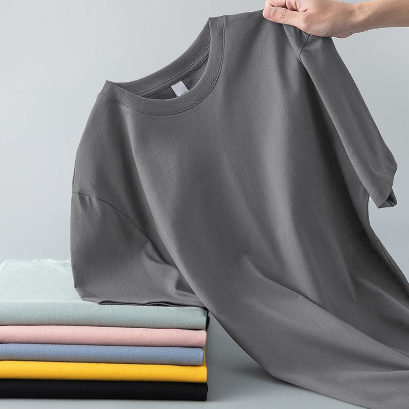 Camiseta de Verano para Hombre Manga Corta – Estilo Casual Holgado y Versátil