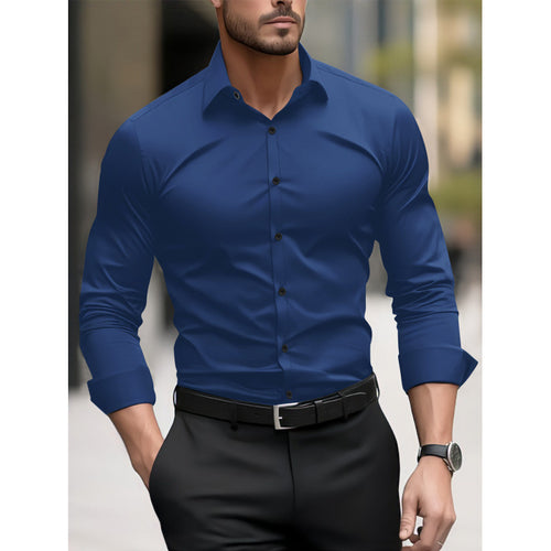 Camisa Business Casual para Hombre – Manga Larga Estilo Ejecutivo