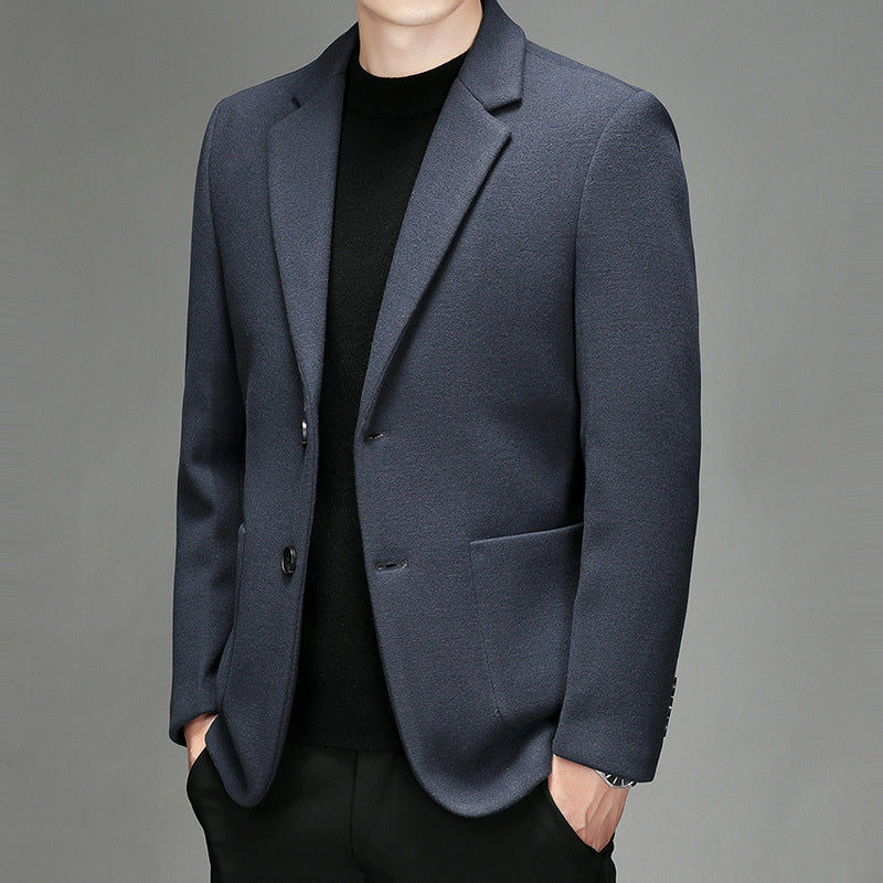 Saco de Vestir de Lana para Hombre – Chaqueta Elegante de Otoño e Invierno