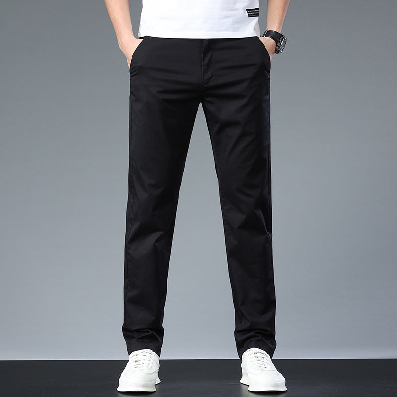 Pantalón Casual de Algodón para Hombre Color Gris – Estilo Elegante y Cómodo