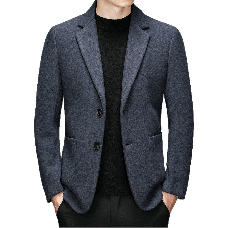 Saco de Vestir de Lana para Hombre – Chaqueta Elegante de Otoño e Invierno