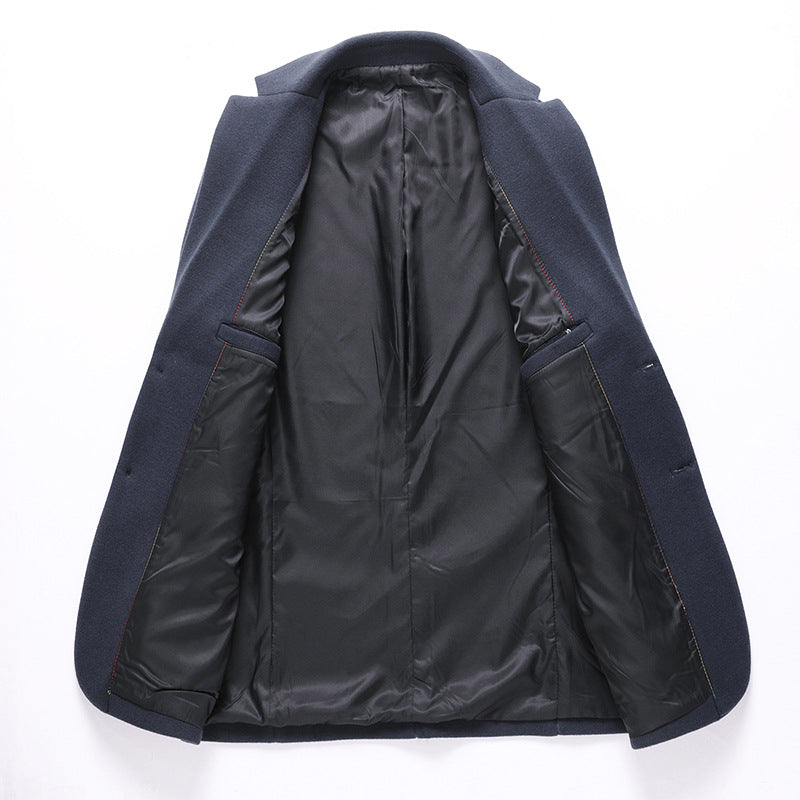 Saco de Vestir de Lana para Hombre – Chaqueta Elegante de Otoño e Invierno
