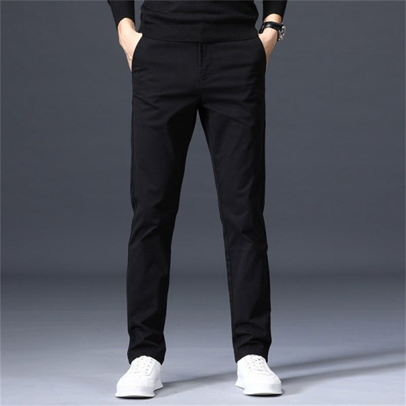 Pantalón Casual para Hombre Corte Recto con Elasticidad – Estilo Cómodo y Moderno