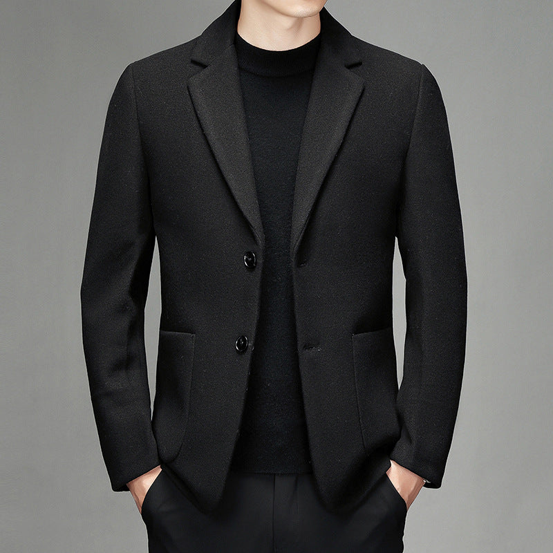 Saco de Vestir de Lana para Hombre – Chaqueta Elegante de Otoño e Invierno