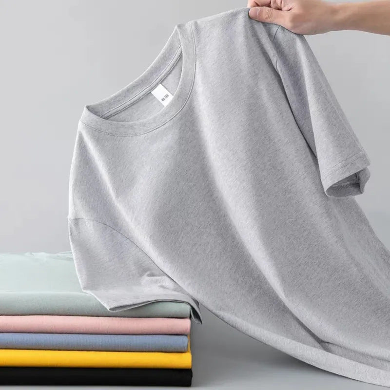 Camiseta de Verano para Hombre Manga Corta – Estilo Casual Holgado y Versátil