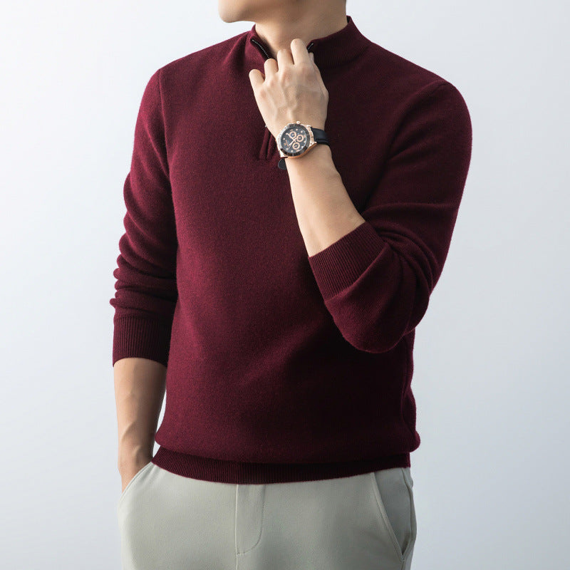 Suéter Casual de Punto para Hombre – Ropa de Otoño e Invierno
