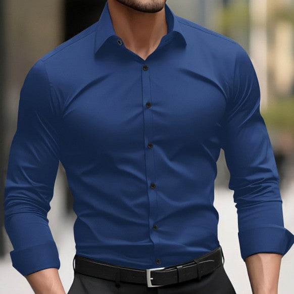 Camisa Business Casual para Hombre – Manga Larga Estilo Ejecutivo