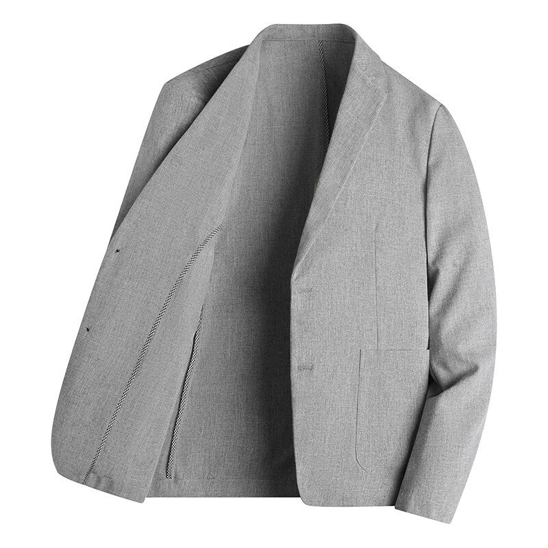 Saco Ligero de Vestir para Hombre – Blazer Elegante de Primavera y Verano