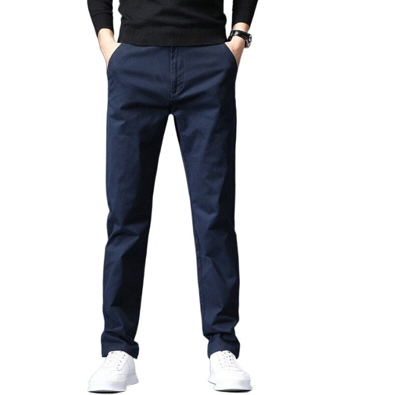 Pantalón Casual para Hombre Corte Recto con Elasticidad – Estilo Cómodo y Moderno